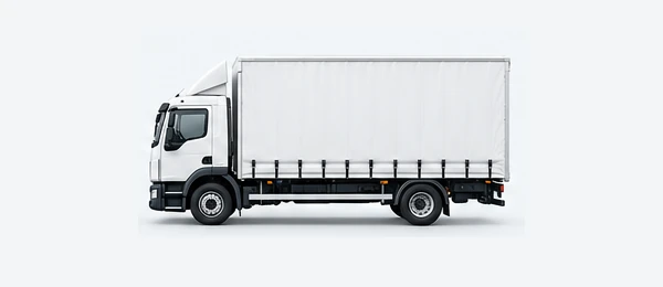 KI-generierte, illustrative Darstellung: Planensprinter bis 3,5 t
